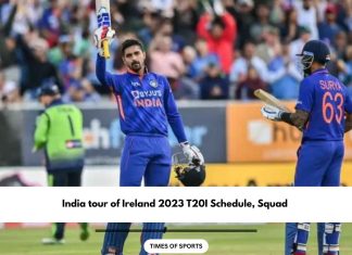 IRE vs IND 2023 T20I Schedule