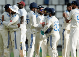 India beats WI in 1st Test