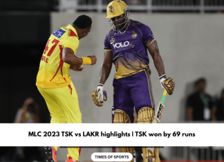 MLC 2023 TSK vs LAKR highlights