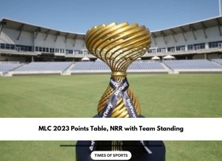 MLC 2023 Points Table