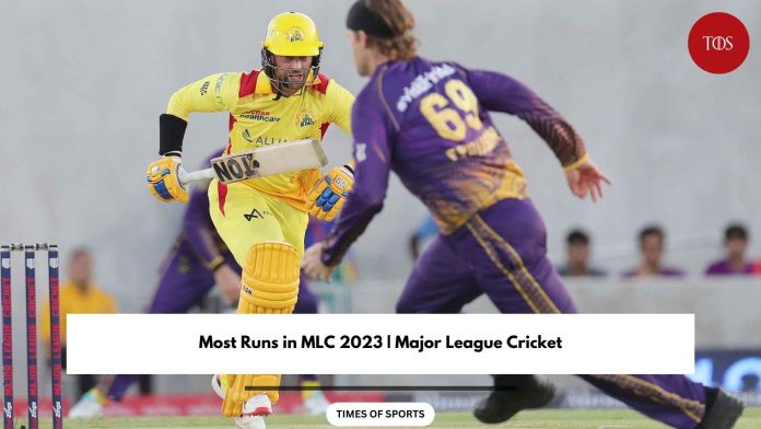 Most Runs in MLC 2023