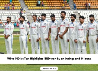 WI vs IND 1st Test highlights