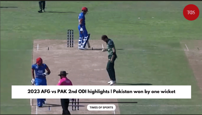 2023 AFG vs PAK 2nd ODI highlights