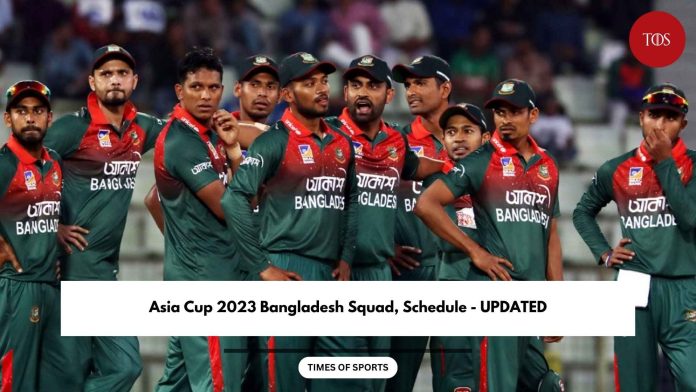 Asia Cup 2023 Bangladesh Squad