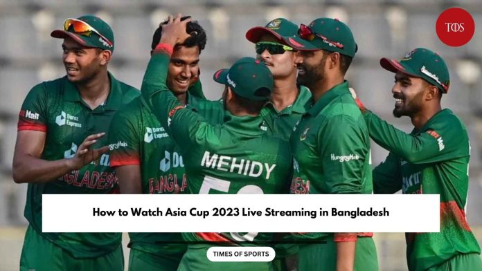 Asia Cup 2023 Live Streaming in Bangladesh