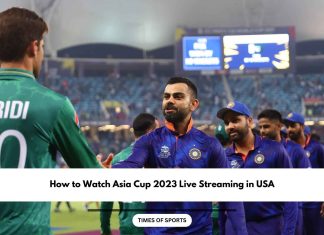 Asia Cup 2023 Live Streaming in USA