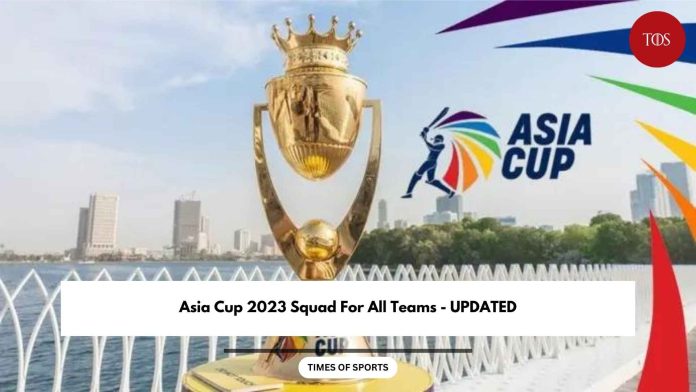 Asia Cup 2023 Squad