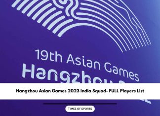 Asian Games 2023 India Squad