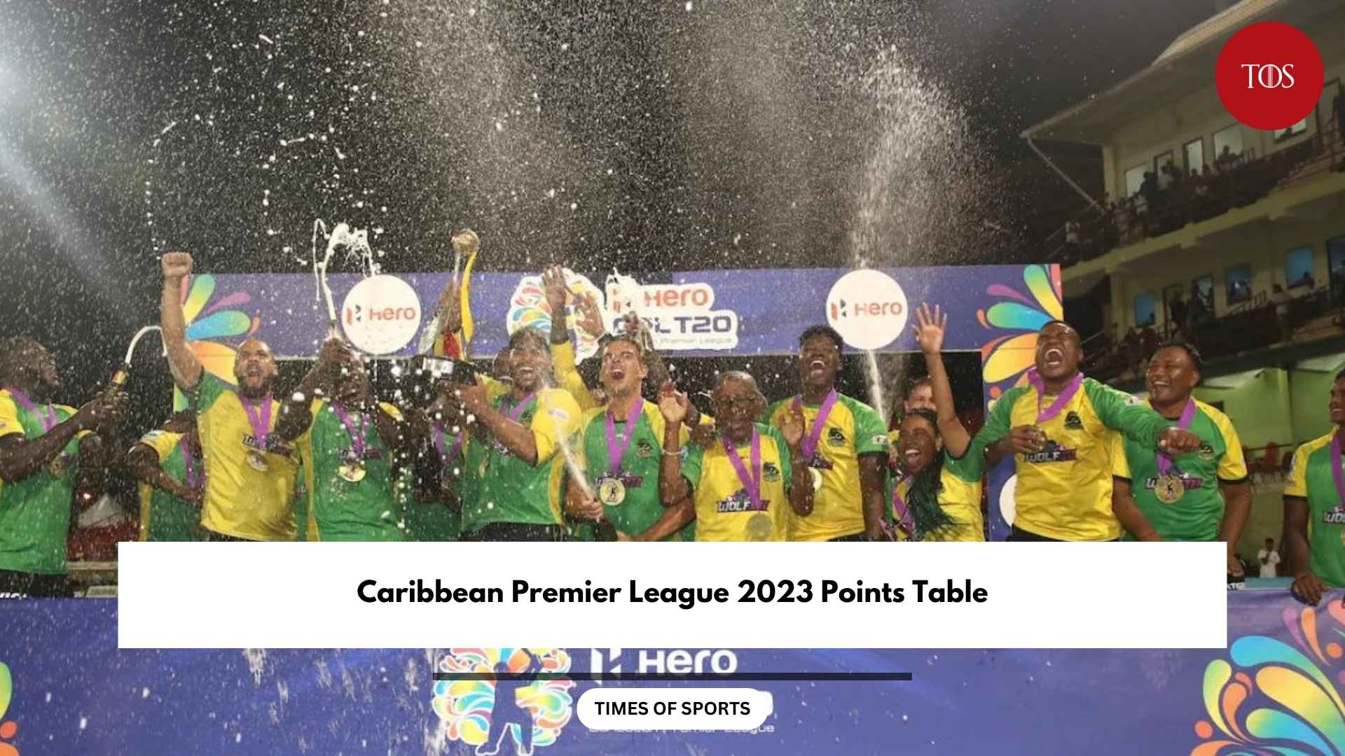 Men's CPL 2023 Points Table Caribbean Premier League