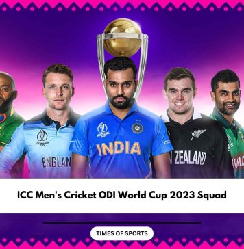 ICC Men's Cricket ODI World Cup 2023 Squad
