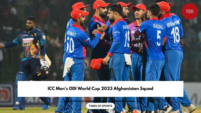 ICC Men's ODI World Cup 2023 Afghanistan Squad