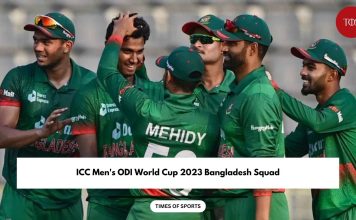 World Cup 2023 Bangladesh Squad