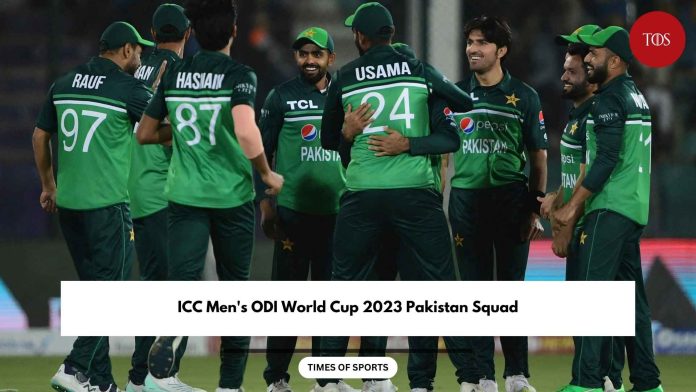 ICC Men's ODI World Cup 2023 Pakistan Squad