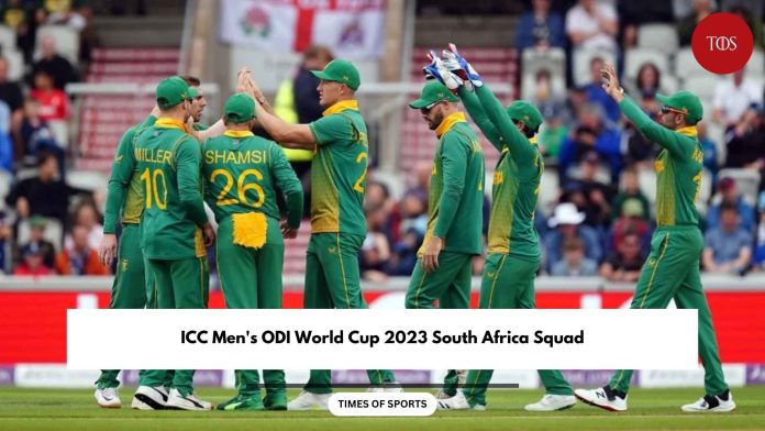World Cup 2023 South Africa Squad