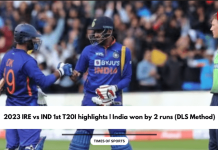 2023 IRE vs IND 1st T20I highlights