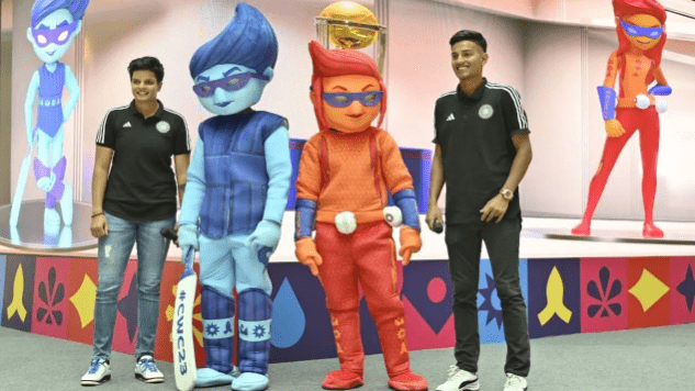 Mascot Duo for Men's Cricket World Cup 2023
