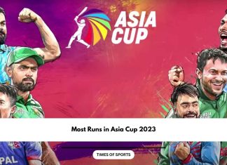 Most Runs in Asia Cup 2023