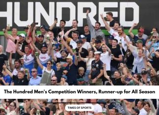 The Hundred Men's Competition Winners