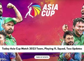 Today Asia Cup Match 2023 Playing 11