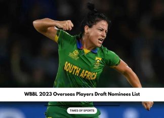 WBBL 2023 Overseas Players Draft Nominees List