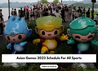 Asian Games 2023 Schedule