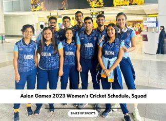 Asian Games 2023 Women's Cricket Schedule
