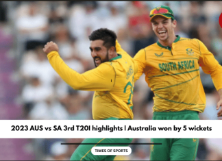 2023 AUS vs SA 3rd T20I highlights