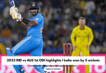 2023 IND vs AUS 1st ODI highlights