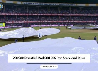 IND vs AUS 2nd ODI DLS Par Score
