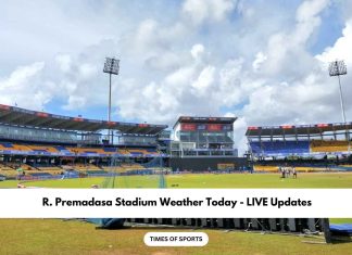 R. Premadasa Stadium Weather Today