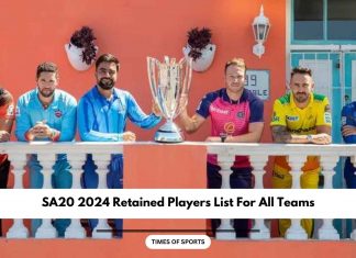 SA20 2024 Retained Players List