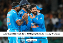 Asia Cup 2023 Finals SL vs IND highlights