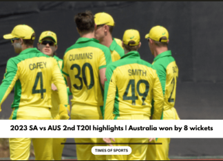 2023 SA vs AUS 2nd T20I highlights