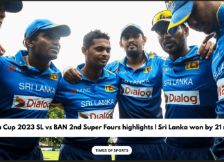 SL vs BAN 2nd Super Fours highlights