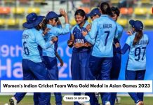 Women's Indian Cricket Team Wins Gold Medal in Asian Games 2023