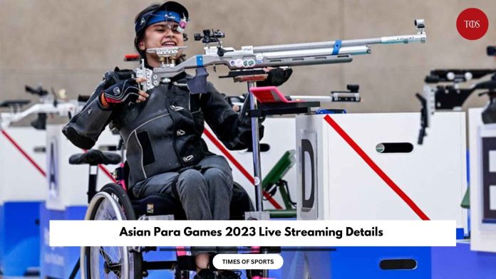 Asian Para Games 2023 Live Streaming