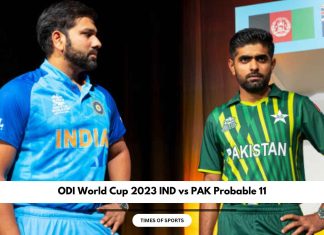 ODI World Cup 2023 IND vs PAK Probable 11