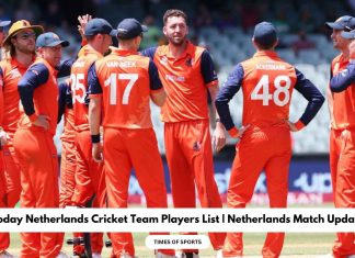 Today Netherlands Cricket Team Players List