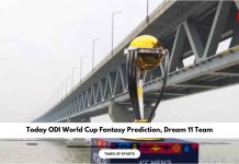 Today ODI World Cup 2023 Fantasy Prediction