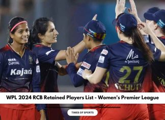 WPL 2024 RCB Retained Players List