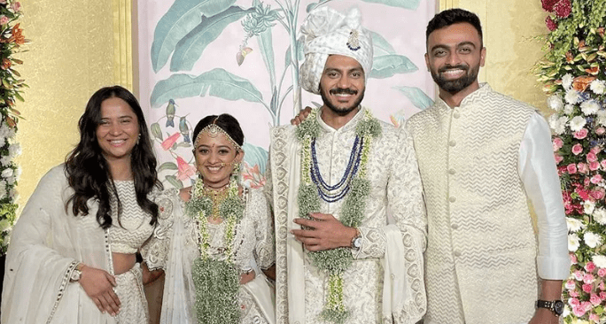Axar Patel and his family
