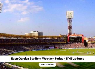 Eden Garden Stadium Weather Today
