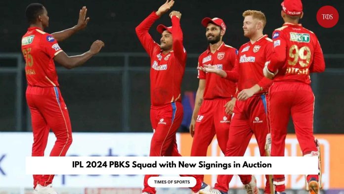 IPL 2024 PBKS Squad