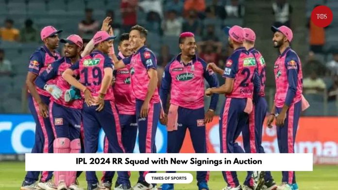 IPL 2024 RR Squad