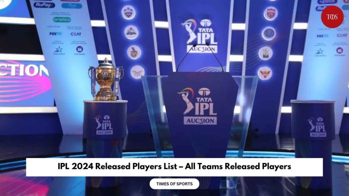 IPL 2024 Released Players List