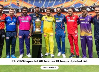 IPL 2024 Squad