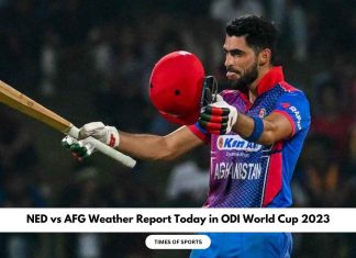 NED vs AFG Weather Report Today in ODI World Cup 2023