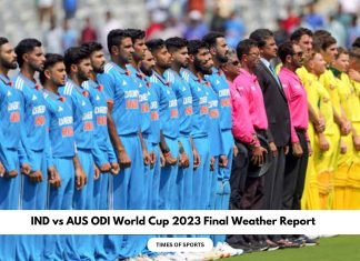 ODI World Cup 2023 Final Weather Report