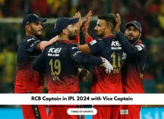 RCB Captain in IPL 2024