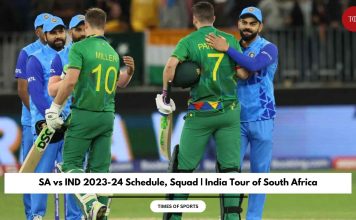 SA vs IND 2023-24 Schedule